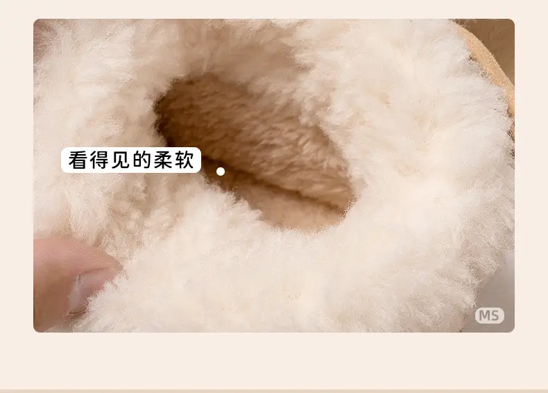 2025 Winter Women's Cotton Warm Slippers High Platform — feature 16