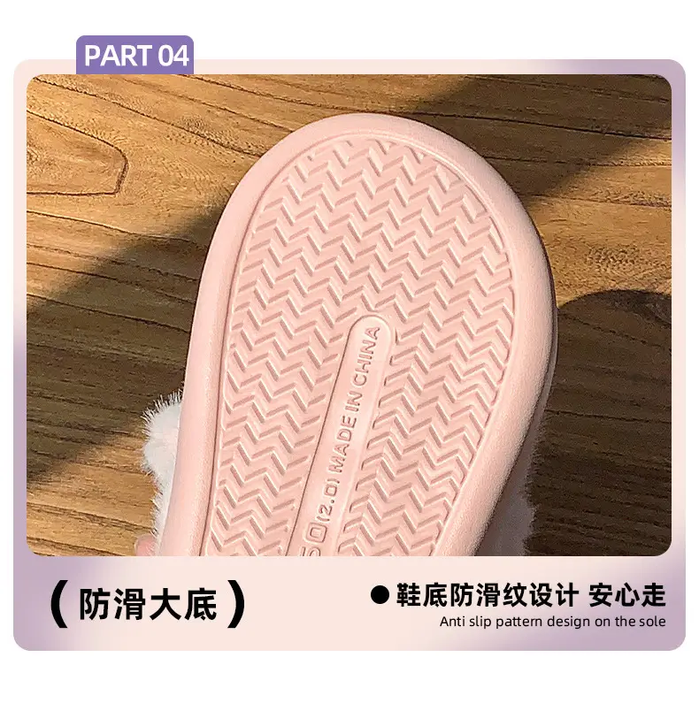 2025 Winter Plush Bow Slippers for Women — feature 3