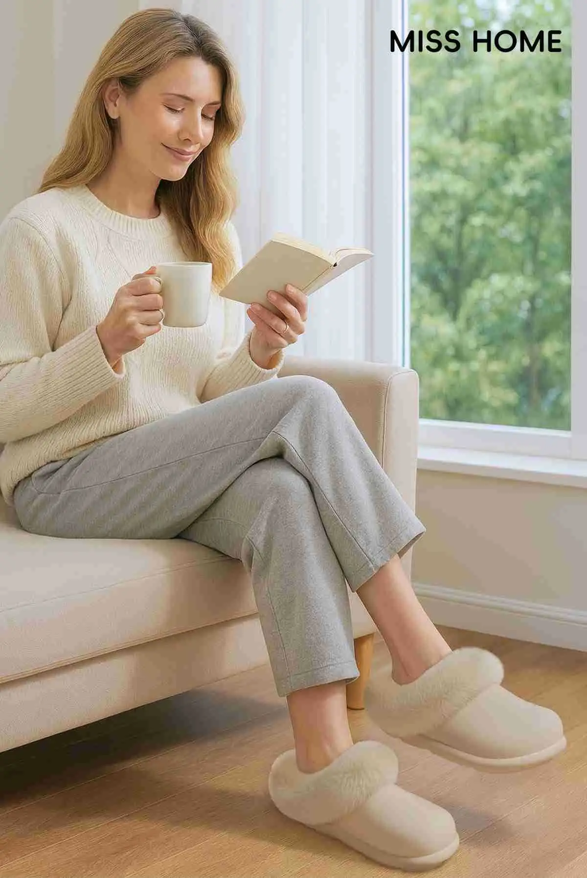 Chao Warm Two-Wear Slippers for Men Women — feature 1