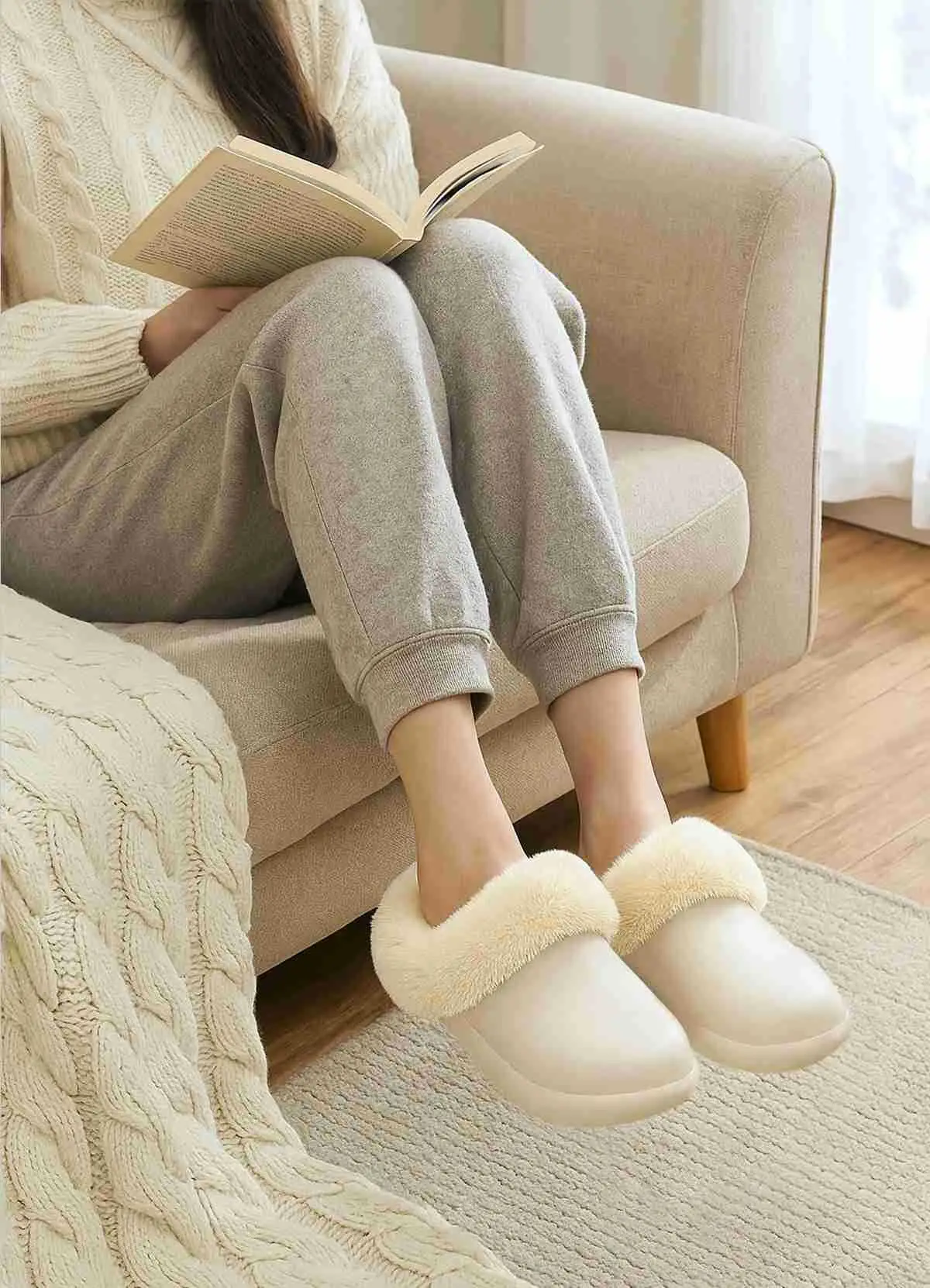 Chao Warm Two-Wear Slippers for Men Women — feature 3