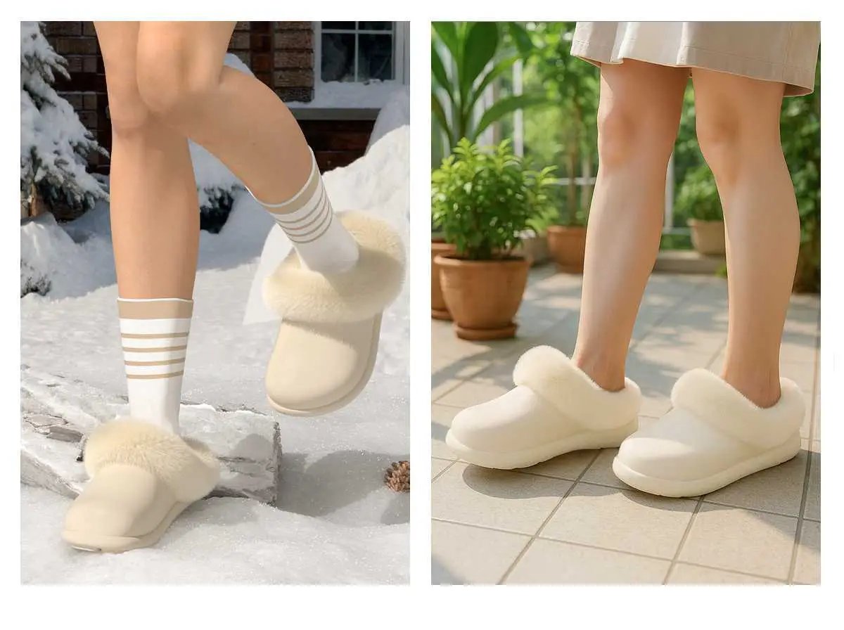 Chao Warm Two-Wear Slippers for Men Women — feature 9