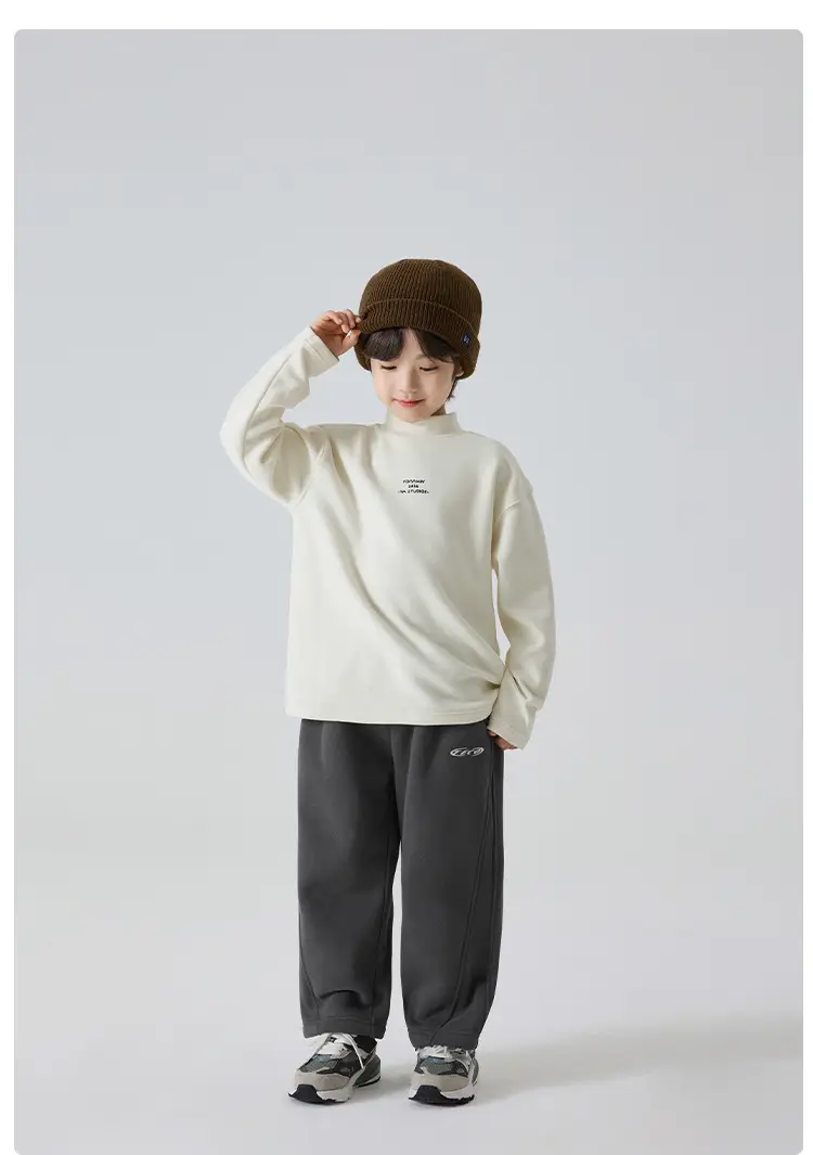 Haima Boys Winter Long Sleeve T-Shirt German Velvet Base — feature 10