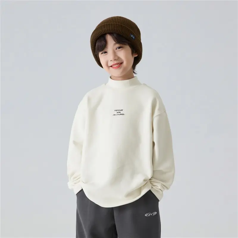 Haima Boys Winter Long Sleeve T-Shirt German Velvet Base