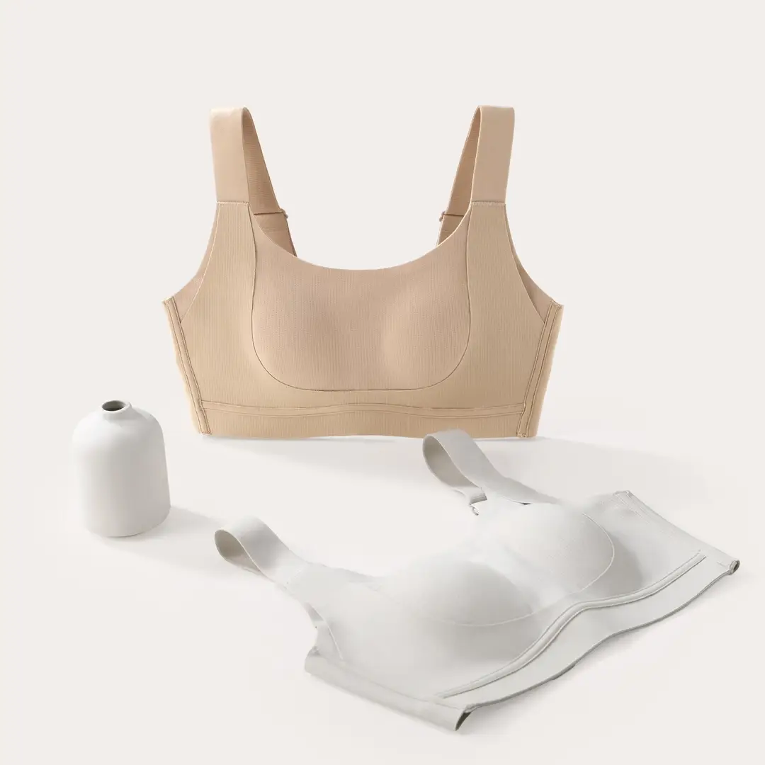 Ultra-Thin Seamless Bra for Women with Large Busts, No Underwire, Rabbit Ear Cups, Anti-Sagging, Lift-Up, Plus Size Bra