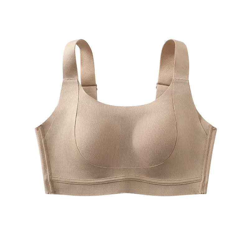 Ultra-Thin Seamless Bra for Women with Large Busts, No Underwire, Rabbit Ear Cups, Anti-Sagging, Lift-Up, Plus Size Bra