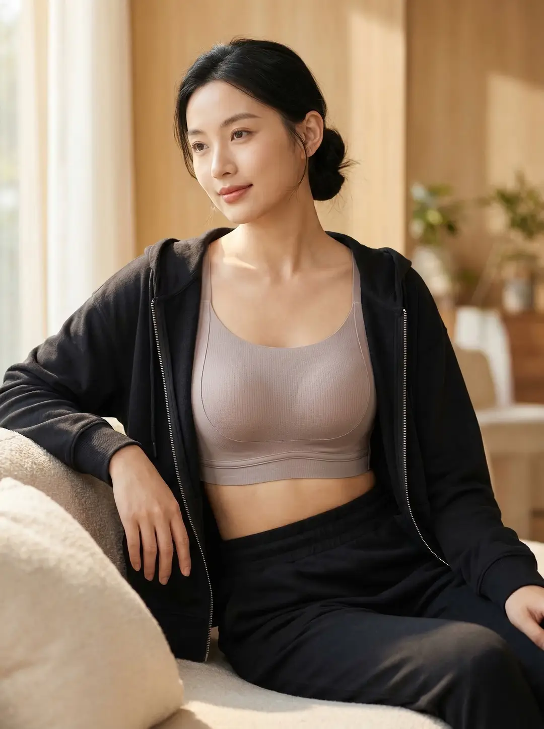 Ultra-Thin Seamless Bra for Women with Large Busts, No Underwire, Rabbit Ear Cups, Anti-Sagging, Lift-Up, Plus Size Bra — feature 17