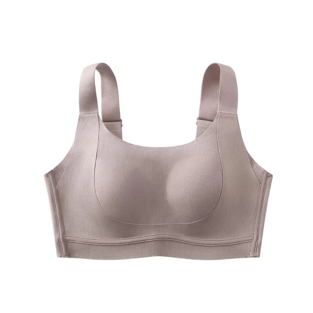 Ultra-Thin Seamless Bra for Women with Large Busts, No Underwire, Rabbit Ear Cups, Anti-Sagging, Lift-Up, Plus Size Bra