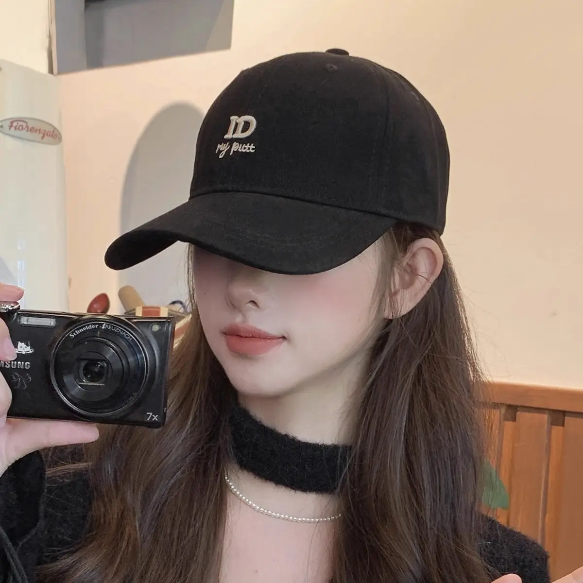 Women's 2025 Wide-Brim Cap Gray - Image 9