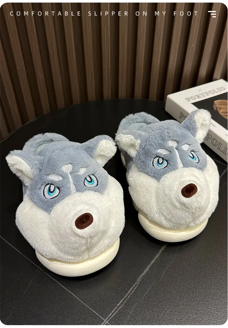 Erha Cotton Slippers 2025 Cotton Slippers for Men and Couples, Fleece-Lined, Warm, Non-Slip, Solid Color, Suitable for Home and Outdoor Wear, High-End Cotton Slippers for Women — feature 17