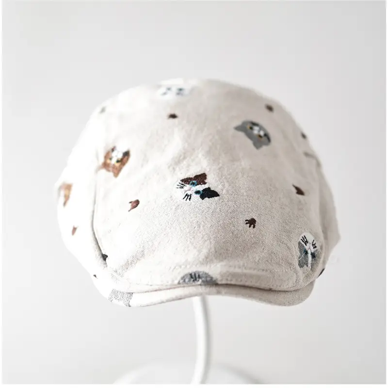 Cute Cartoon Cap for Women Sunshade Peaked Cap