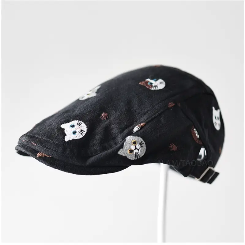 Cute Cartoon Cap for Women Sunshade Peaked Cap