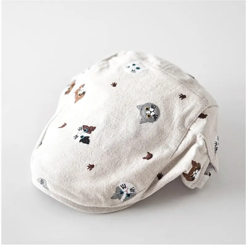 Cute Cartoon Cap for Women Sunshade Peaked Cap