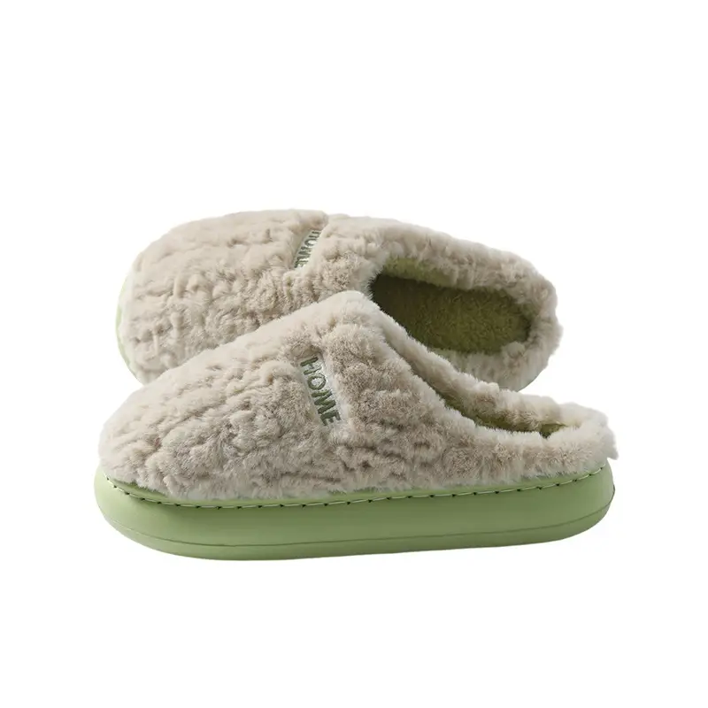 Warm Cotton Furry Slippers for Women Men 2025 - Image 11