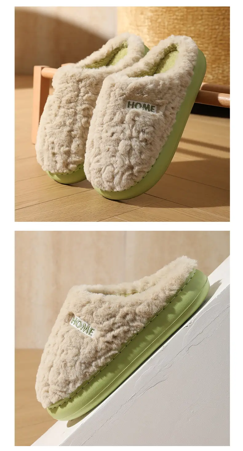 Warm Cotton Furry Slippers for Women Men 2025 — feature 10