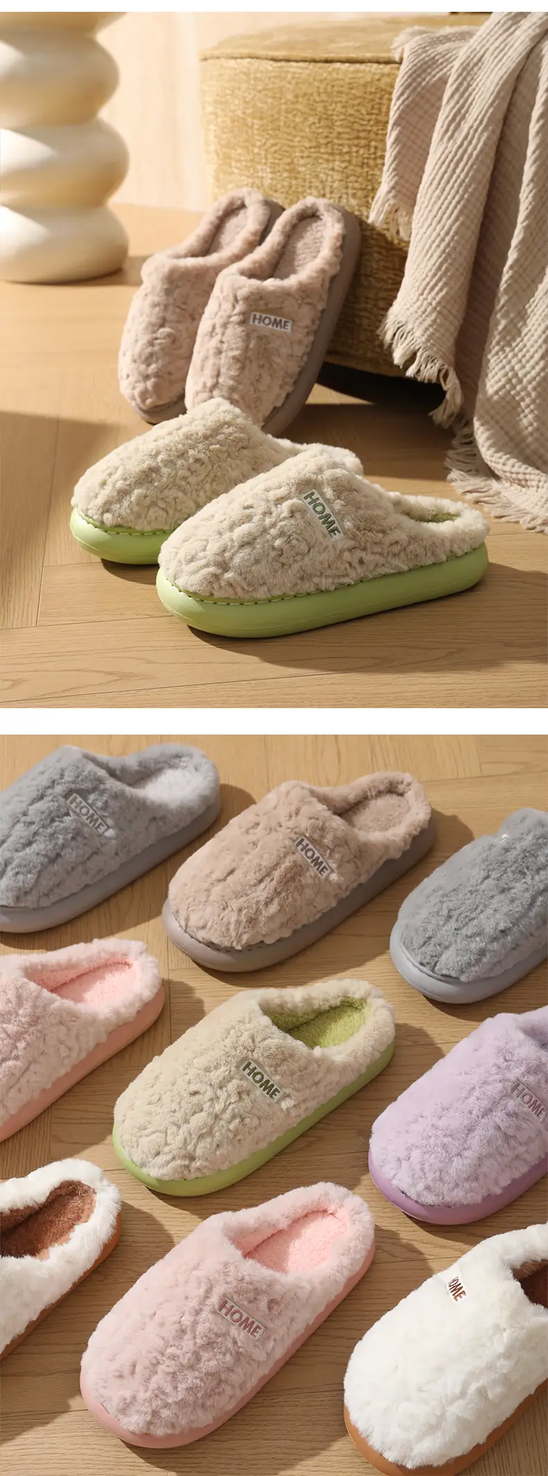 Warm Cotton Furry Slippers for Women Men 2025 — feature 11