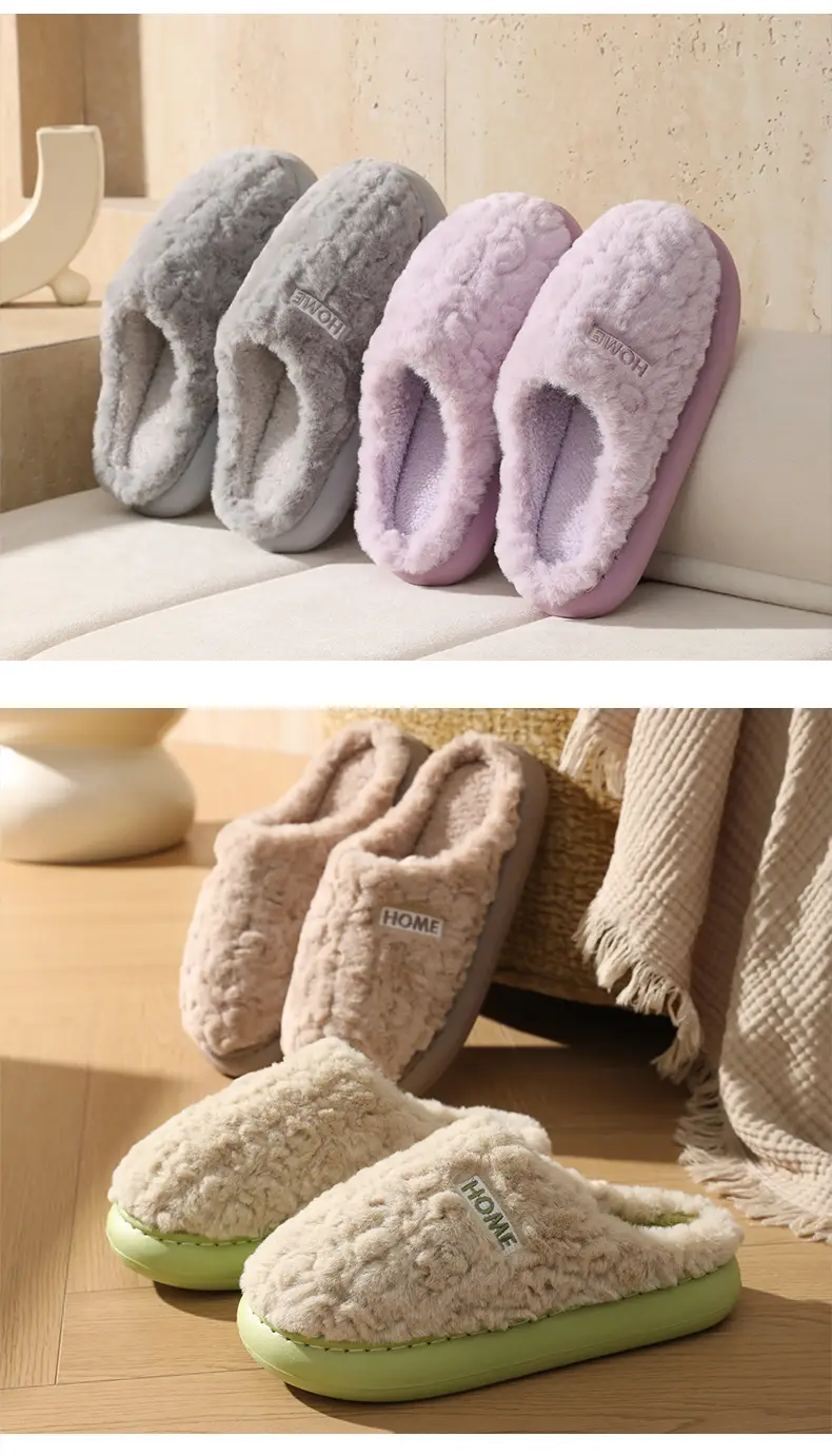 Warm Cotton Furry Slippers for Women Men 2025 — feature 9