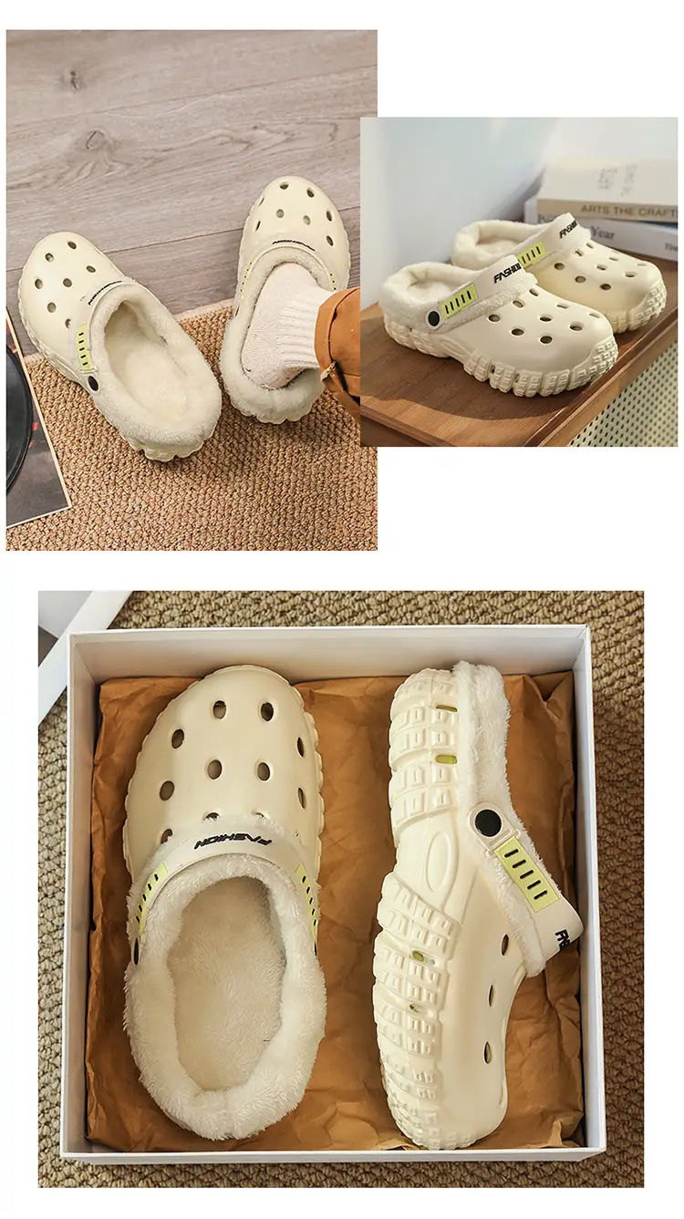 Baotou Slippers Men's New Winter Outdoor Sports Cold-Proof and Warm Couple Two-Wear Wear-Resistant Fleece-Lined Thickeneded Clogs — feature 18