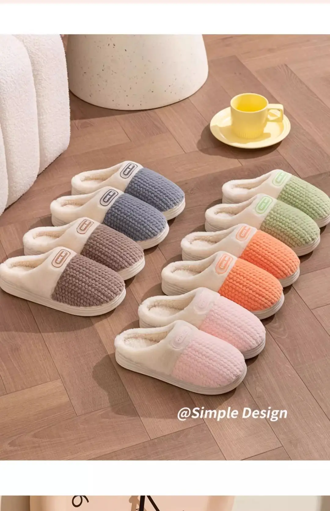 2323 Cotton Slippers Winter 2025 New Thick-Soled Non-Slip Wear-Resistant Warm Indoor Home Cotton Slippers Wholesale — feature 15