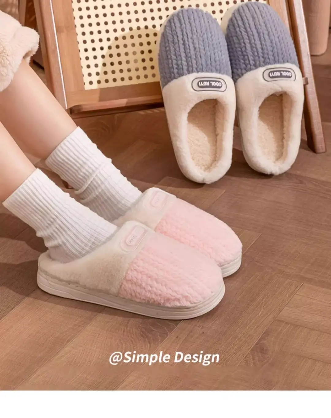 2323 Cotton Slippers Winter 2025 New Thick-Soled Non-Slip Wear-Resistant Warm Indoor Home Cotton Slippers Wholesale — feature 20