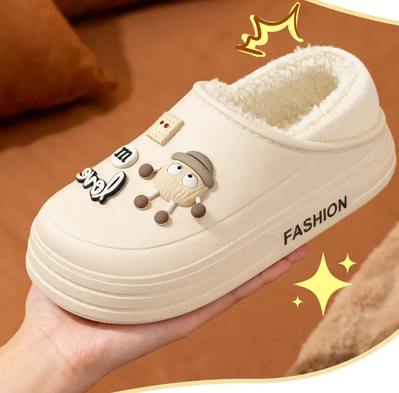Women Velvet Covered Heel Shoes Winter Warm Non-Slip — feature 11