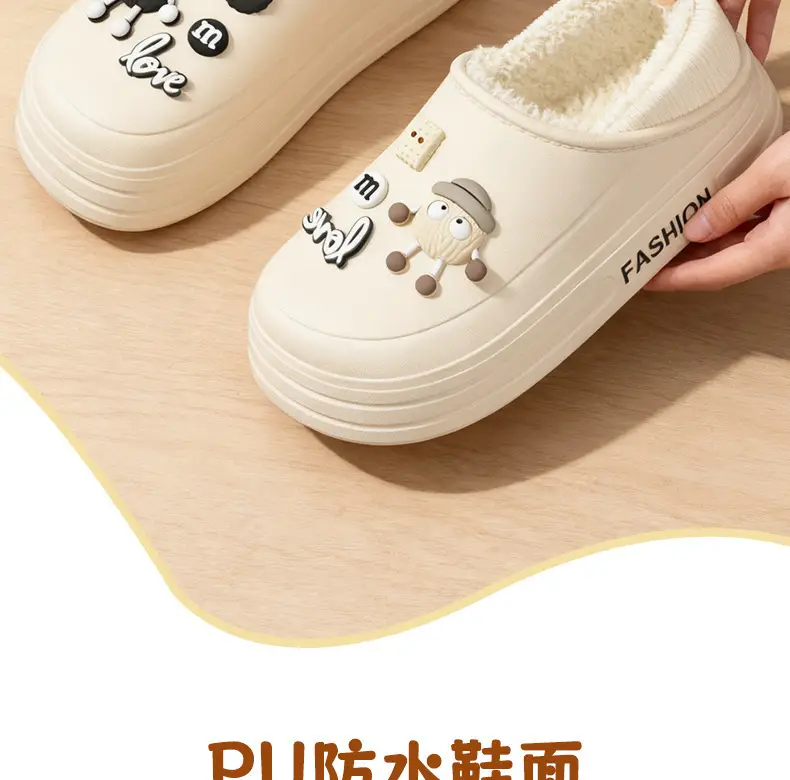 Women Velvet Covered Heel Shoes Winter Warm Non-Slip — feature 13