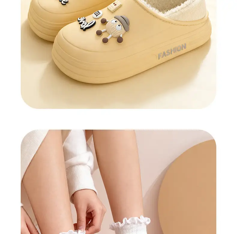 Women Velvet Covered Heel Shoes Winter Warm Non-Slip — feature 18