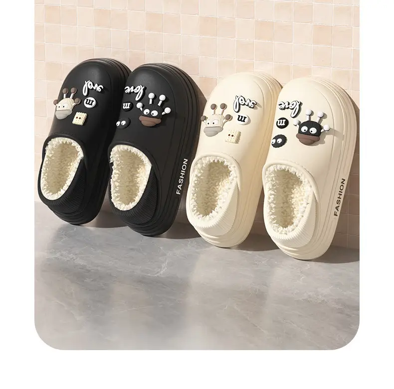Women Velvet Covered Heel Shoes Winter Warm Non-Slip — feature 20
