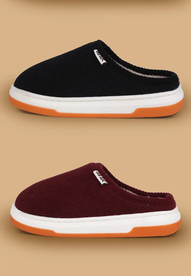 Women's Warm Cotton Slipper Brown Winter Indoor — feature 18