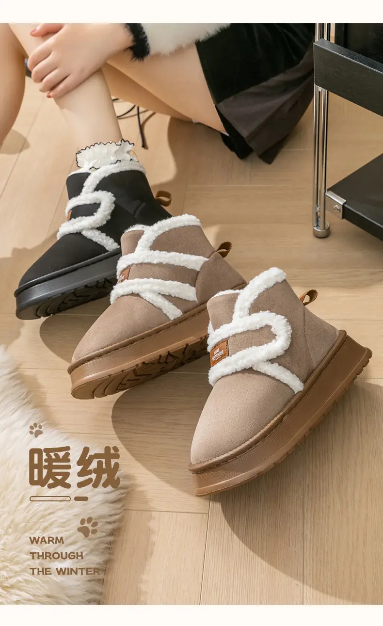 Women's Fleece Lined Snow Boots 2025 Winter Warm Anti-Slip — feature 11