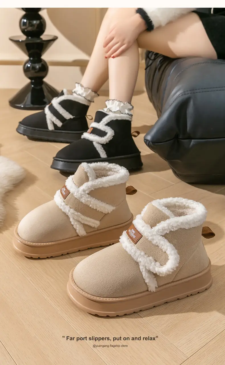 Women's Fleece Lined Snow Boots 2025 Winter Warm Anti-Slip — feature 13