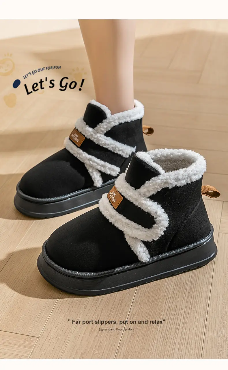 Women's Fleece Lined Snow Boots 2025 Winter Warm Anti-Slip — feature 9