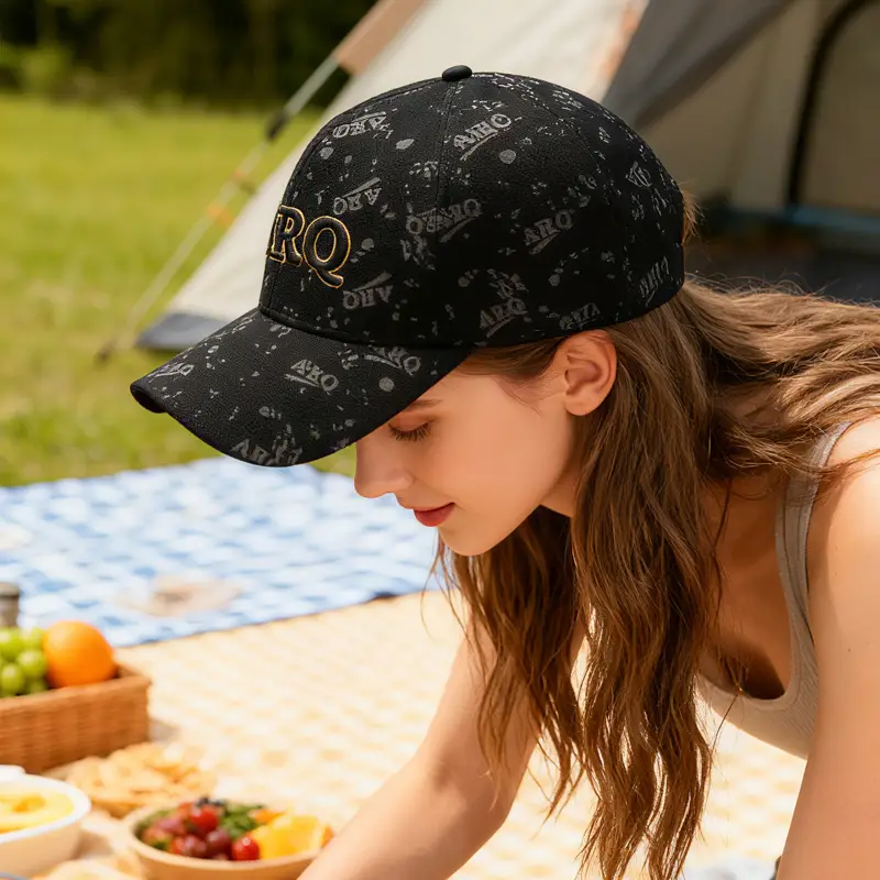 Unisex Embroidered Letter Baseball Cap Sunshade Hat