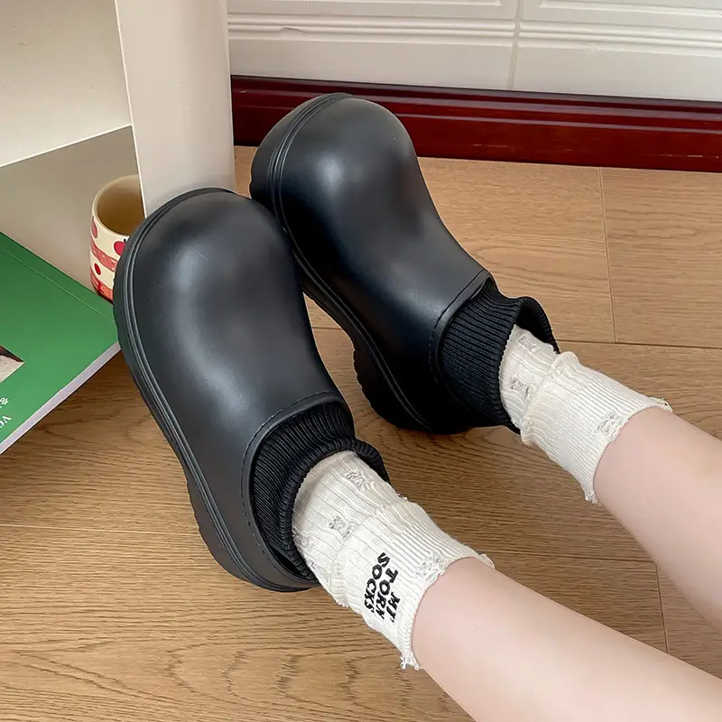 Women Winter Warm Waterproof Boots with Lace Socks - Image 5