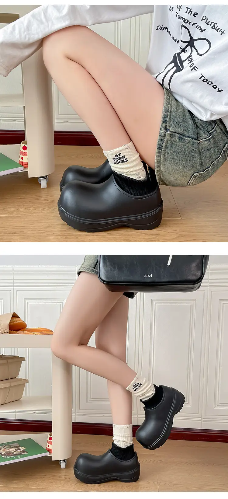 Women Winter Warm Waterproof Boots with Lace Socks — feature 9