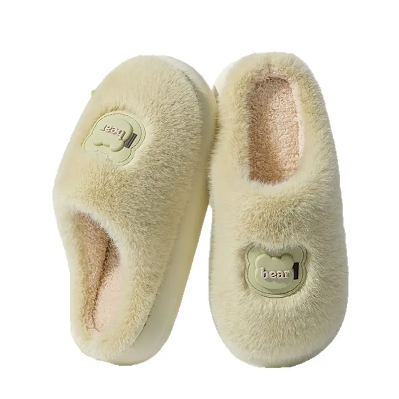 Women Cotton Warm Slippers Winter Fleece Lined Anti-Slip - Image 10