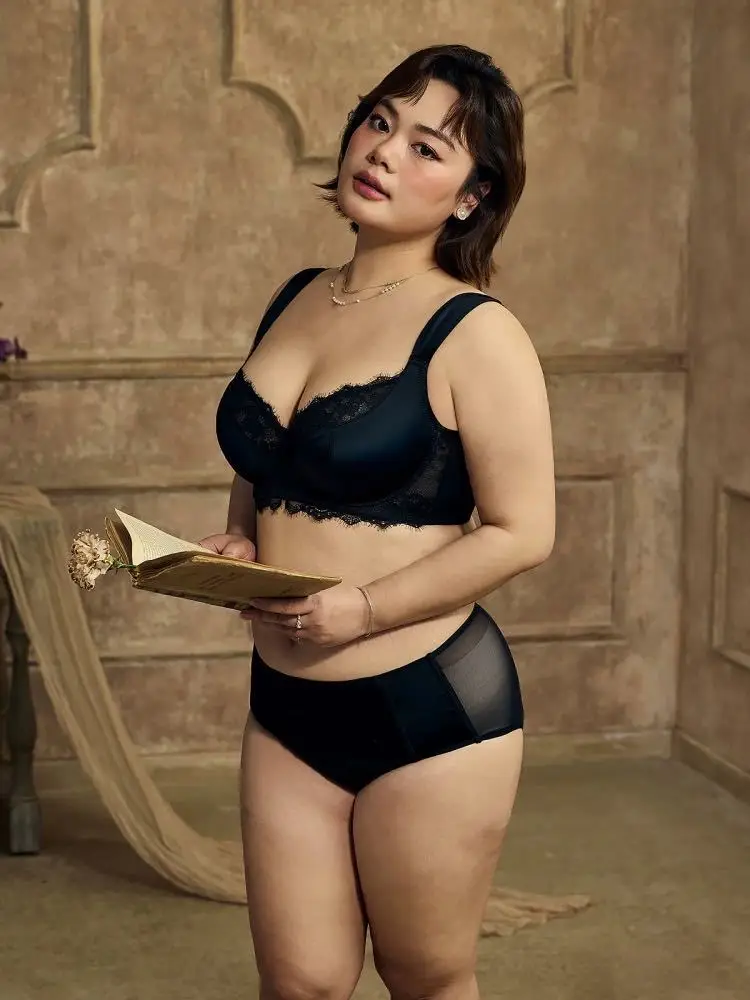 Emmarose French Large Size Push-Up Bra for Fat Mm, Light and Breathable Cross-Border Big Breasts Slimming Intimates for Women — feature 4