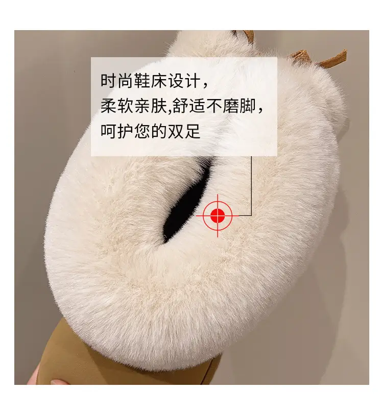Qidan Shoe Factory Winter Snow Boots for Women, Fleece-Lined, Thickeneded, Warm, Fashionable, Thick-Soled, Non-Slip, Outer Wear, Furry Cotton Shoes for Women — feature 18