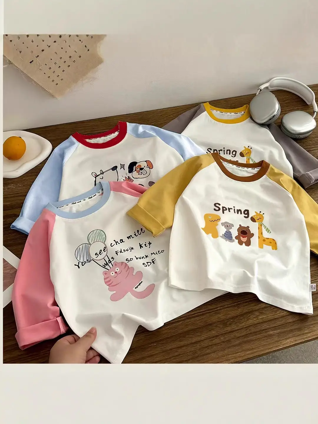 New Kids T-Shirt Pure Cotton Cartoon Baby Boy Top - Image 5