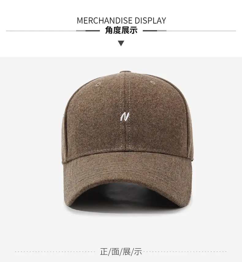 Japanese Style 2025 Baseball Cap for Women Men Soft Top Letter N Duckbill Sun Hat — feature 8