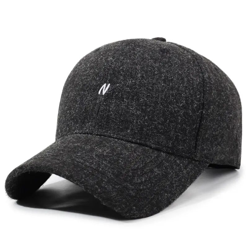 Japanese Style 2025 Baseball Cap for Women Men Soft Top Letter N Duckbill Sun Hat
