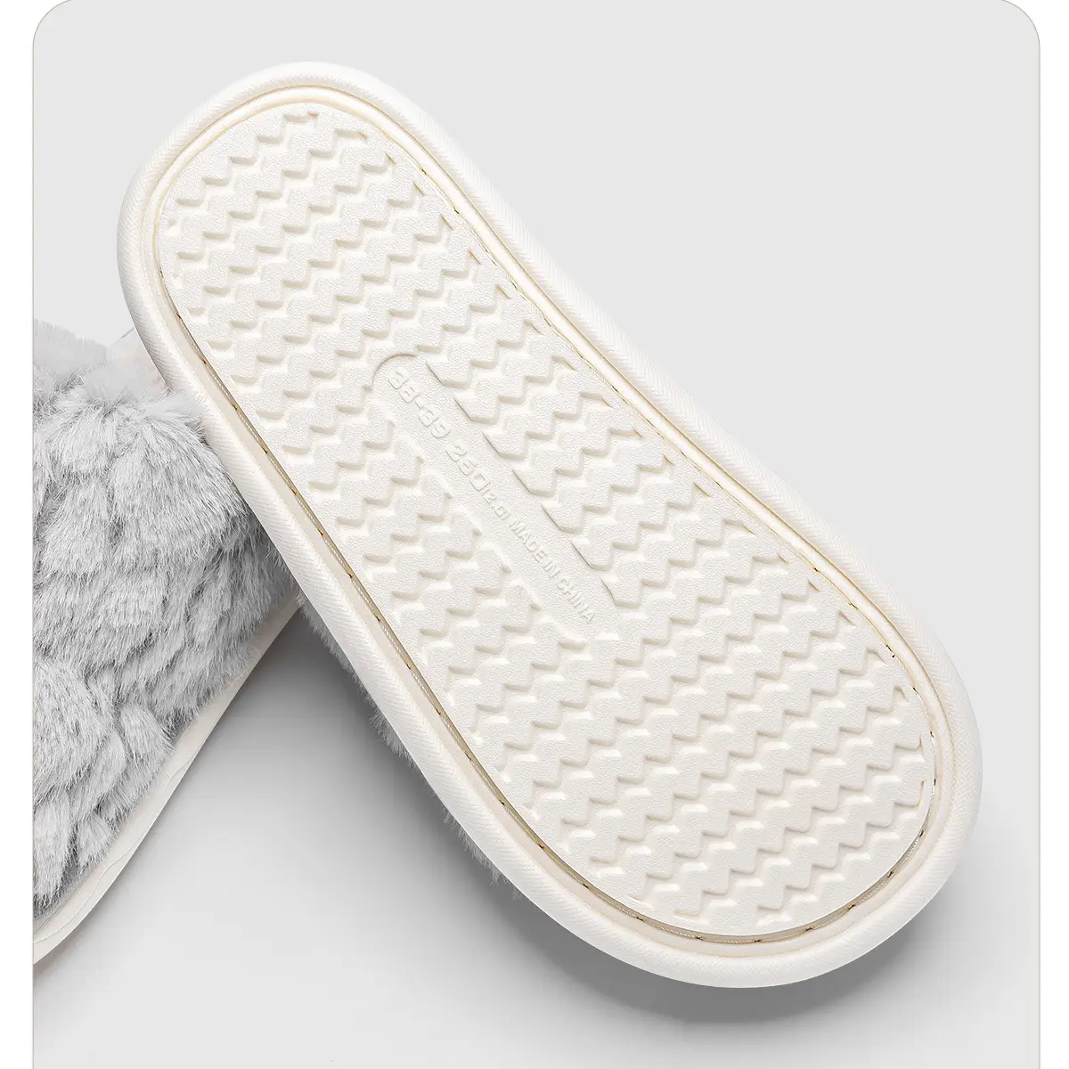 Pink Fluffy Cotton Winter Slippers for Women — feature 18