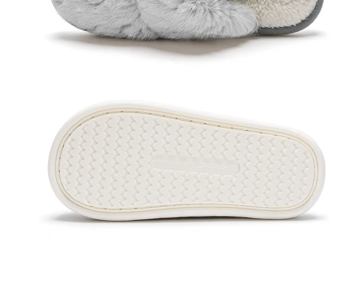 Pink Fluffy Cotton Winter Slippers for Women — feature 25