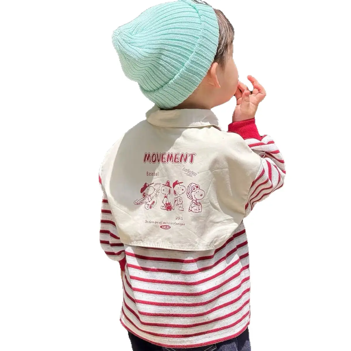 2025 Boys Korean Style Striped Polo T-Shirt Kids - Image 6