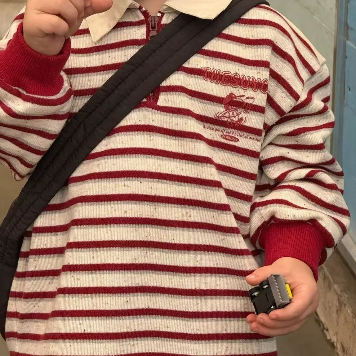 2025 Boys Korean Style Striped Polo T-Shirt Kids — feature 6