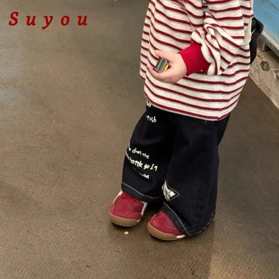 2025 Boys Korean Style Striped Polo T-Shirt Kids — feature 9