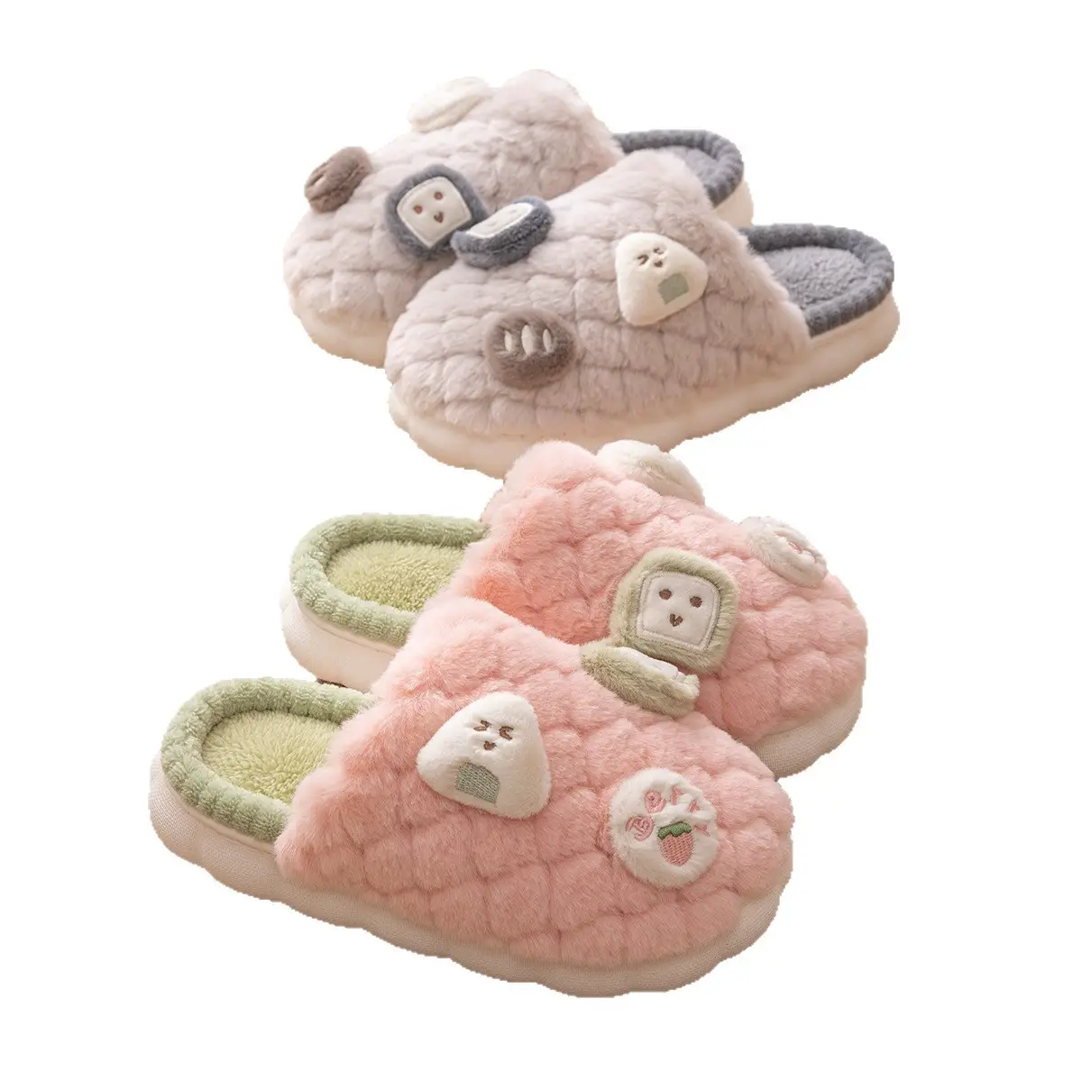 Cotton Plush Slippers Women Winter Warm Non-Slip 2025 - Image 8