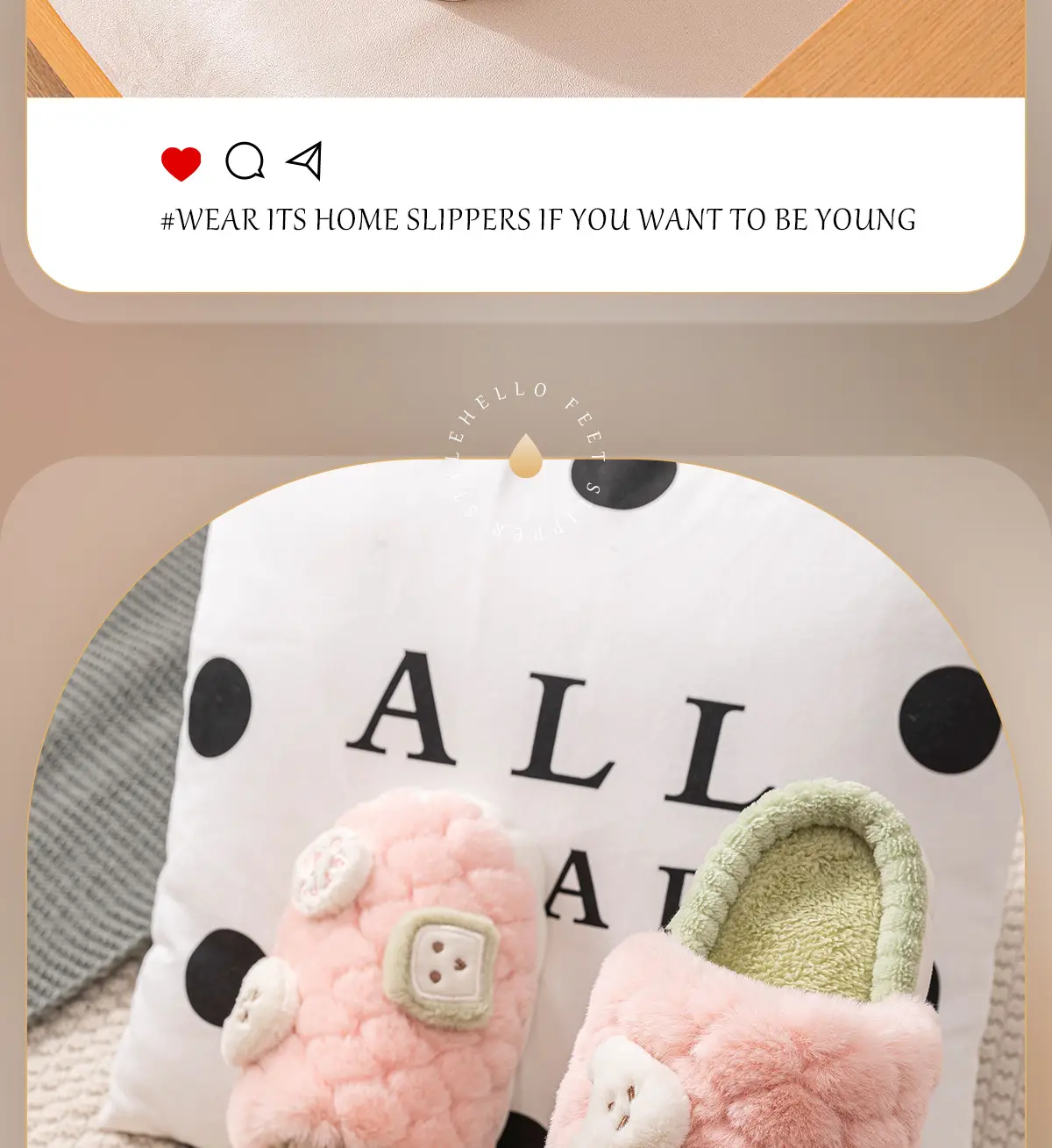 Cotton Plush Slippers Women Winter Warm Non-Slip 2025 — feature 15
