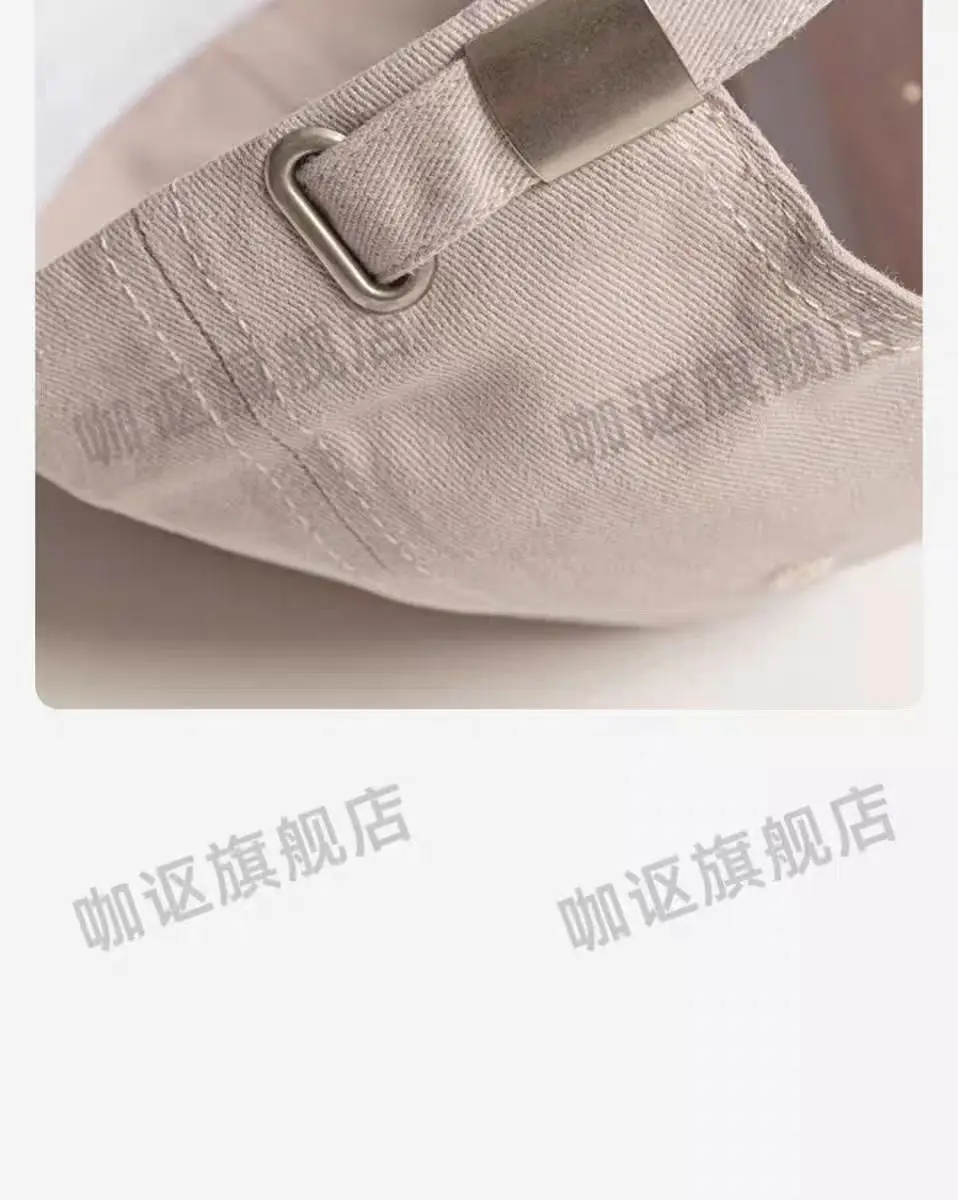 Korean Sunshade Baseball Cap for Women with Letter Embroidery — feature 10