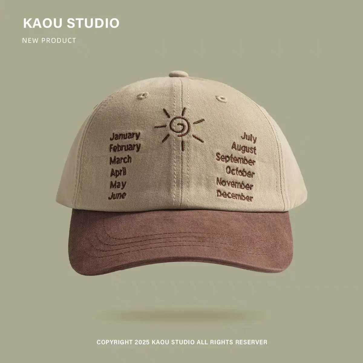 Korean Sunshade Baseball Cap for Women with Letter Embroidery - Image 6