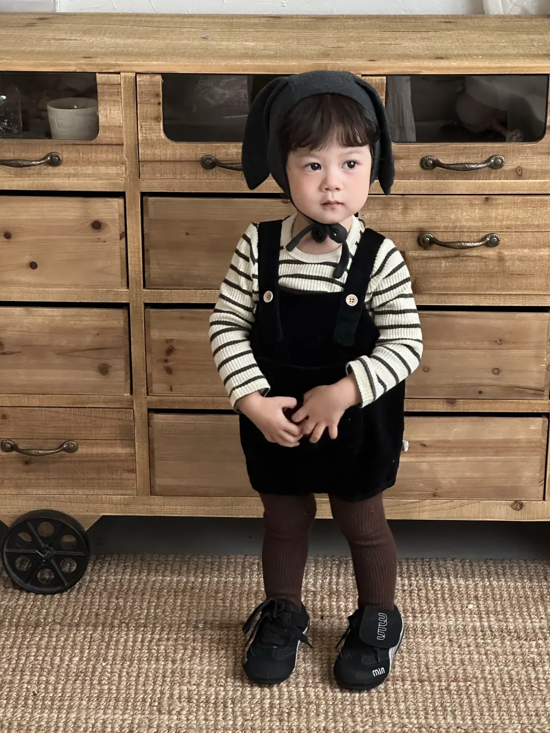 Baby Striped T-Shirt Overalls Spring 2026 Boys - Image 4